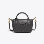 Kenia Woven mini crossbody bag