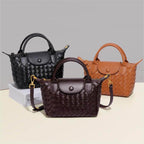 Kenia Woven mini crossbody bag