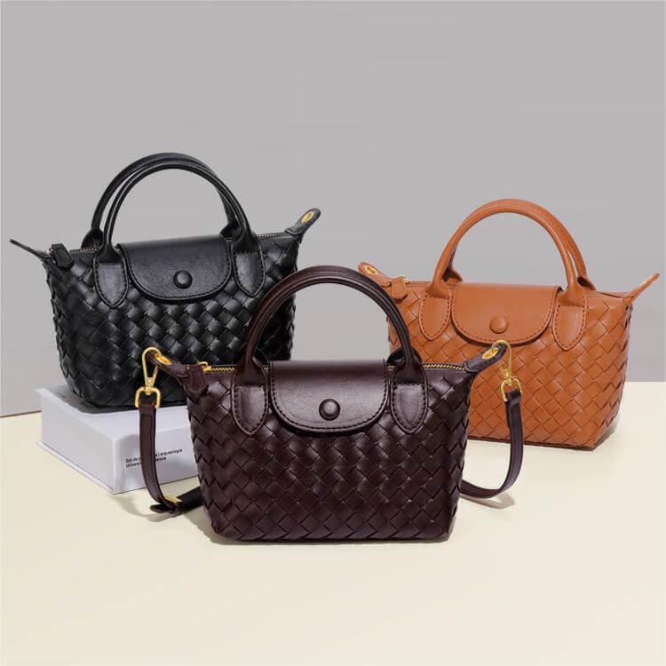 Kenia Woven mini crossbody bag