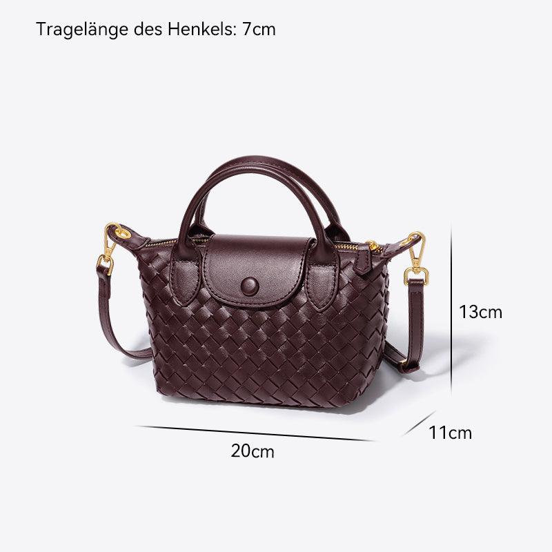 Kenia Woven mini crossbody bag