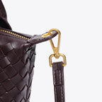 Kenia Woven mini crossbody bag