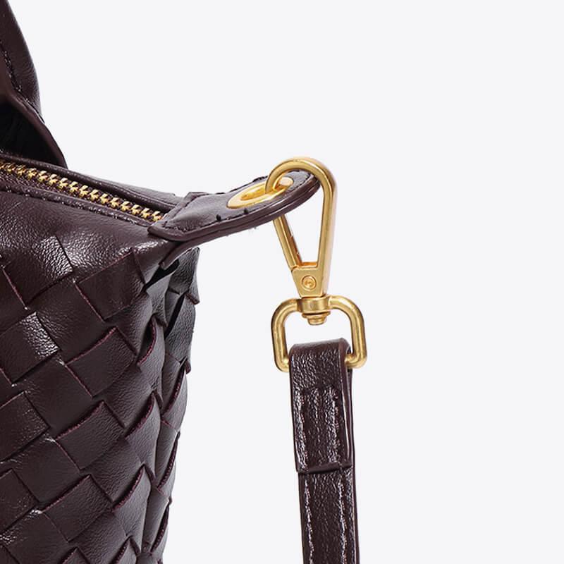 Kenia Woven mini crossbody bag