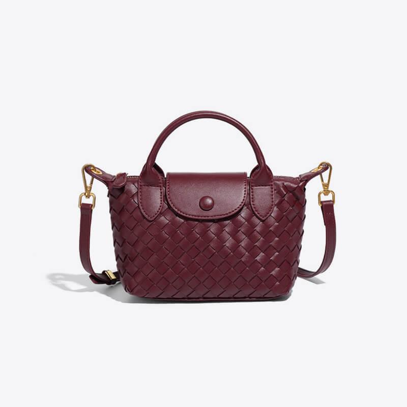 Kenia Woven mini crossbody bag
