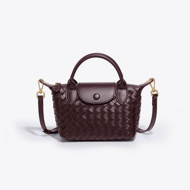 Kenia Woven mini crossbody bag