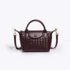 Kenia Woven mini crossbody bag