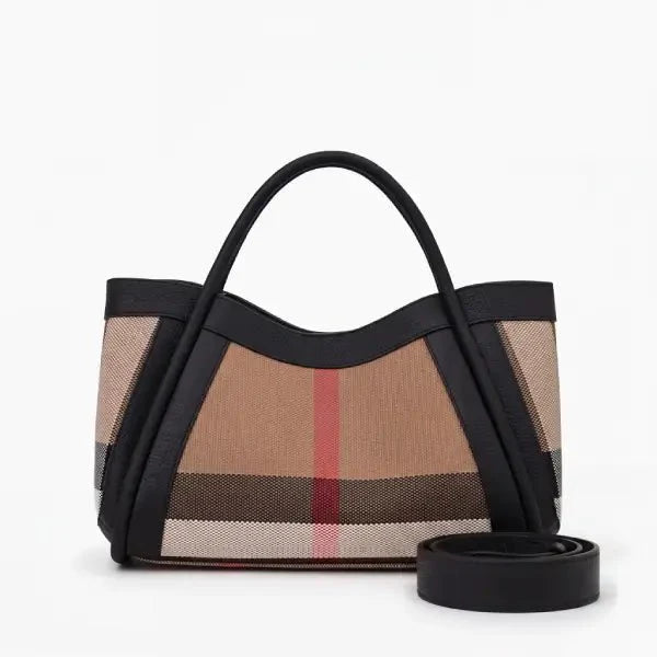 Livina Canvas Leather Tote Bag
