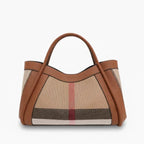 Livina Canvas Leather Tote Bag