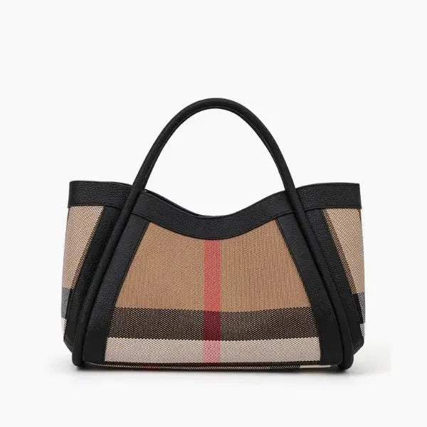 Livina Canvas Leather Tote Bag