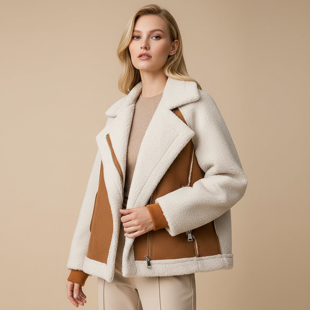 Ovidia Soft Faux Shearling Jacket