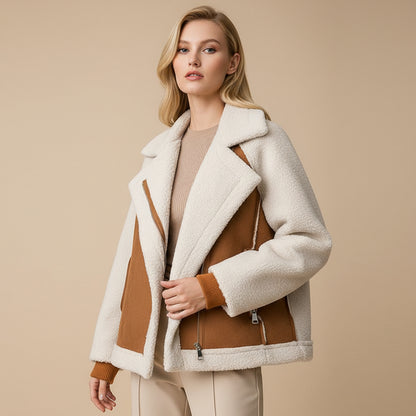 Ovidia Soft Faux Shearling Jacket