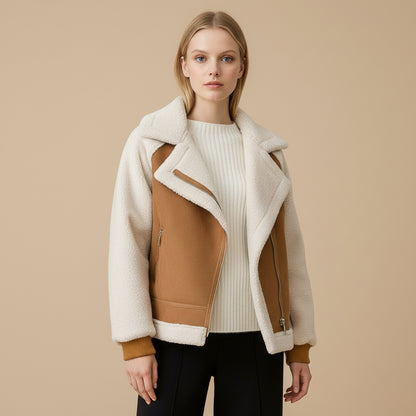 Ovidia Soft Faux Shearling Jacket