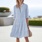 Natalia Classic Striped Dress