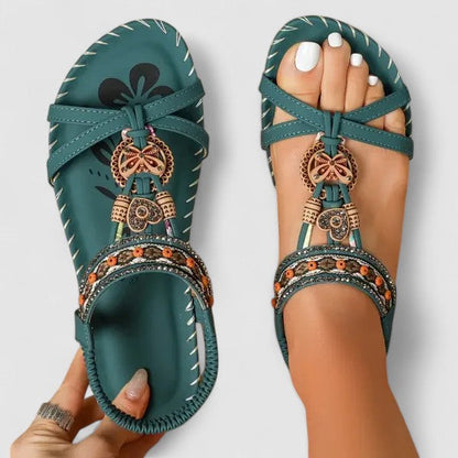 Virelia Leather Arch Support Sandals