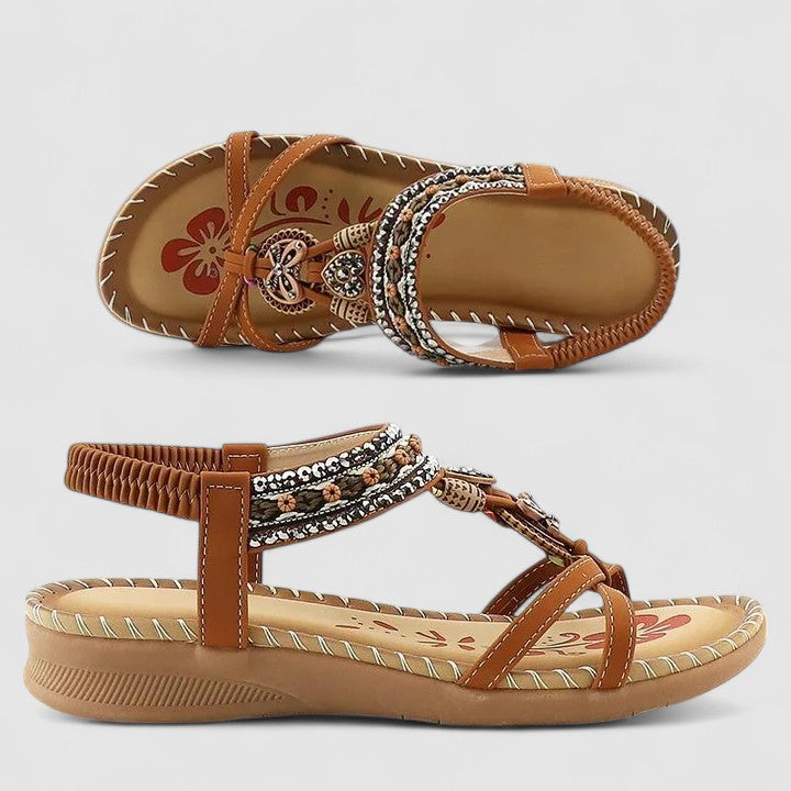 Virelia Leather Arch Support Sandals