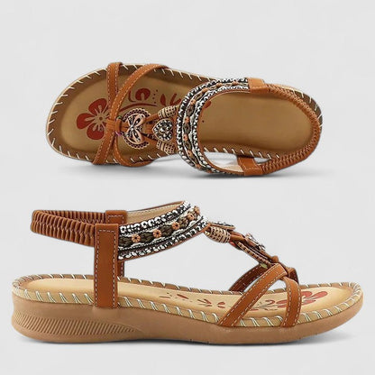 Virelia Leather Arch Support Sandals